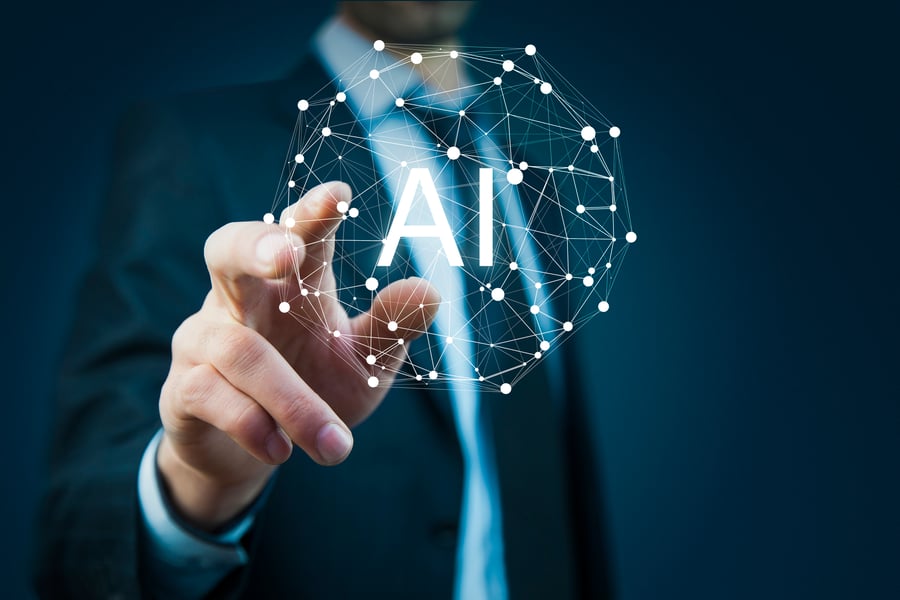 man-touching-ai